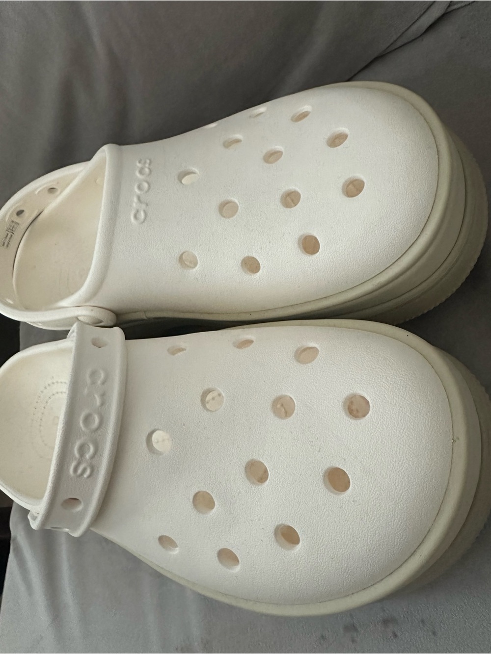 CROCS Women’s Classic Platform Clog in White
